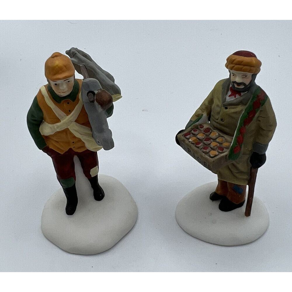 Dept 56 Village Collections Accessories Village Street Peddlers 2 #5804-1 Retr